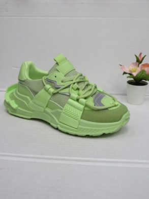 Buty sportowe damskie na płaskim (36-41) BL356 GREEN