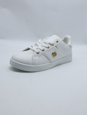 Buty sportowe damskie na płaskim (36-41) DD-311 WH/GOLD