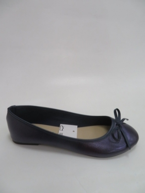 Baleriny damskie na płaskim (36-41) B227 NAVY