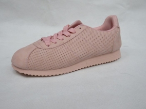 Buty sportowe damskie na płaskim (36-41) DS3-18 PINK