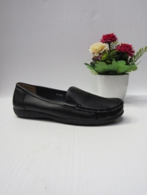 Mokasyny damskie na płaskim (36-41) B-3218 BLACK