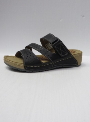 Klapki damskie na koturnie (36-41) B0234 BLACK