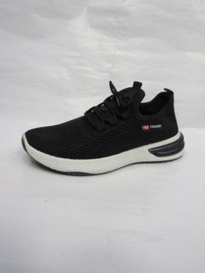 Buty sportowe damskie na płaskim (36-41) 0023-1 BLACK