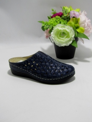 Klapki damskie na koturnie (36-42) 92309-6 NAVY