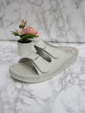 Klapki damskie na płaskim (36-42) 0017 WHITE