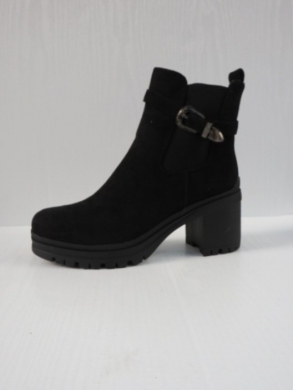 Botki damskie ocieplane na obcasie (36-41) X2313 BLACK