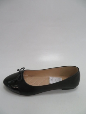 Baleriny Damskie na płaskim (36-41) W001 BLACK