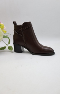 Botki damskie na obcasie (36-41) CHC593 BROWN