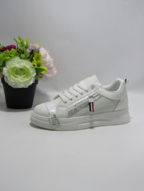 Buty sportowe damskie na płaskim (36-41) SJ2383-3 SILVER