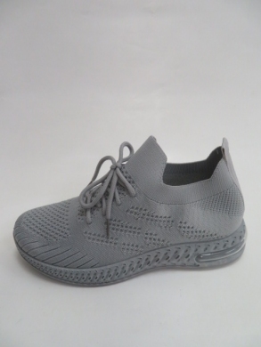 Buty sportowe damskie na płaskim (37-42) N1561 GREY