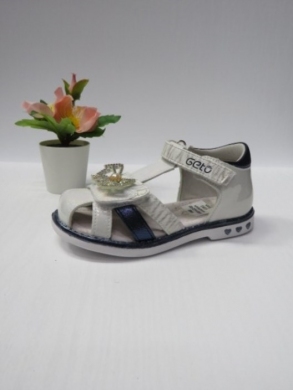 Sandały dziewczęce (22-27) D923 WHITE/BLUE