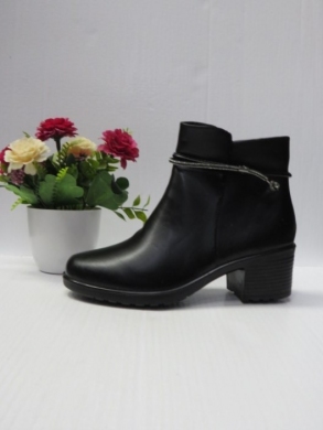 Botki damskie ocieplane na obcasie (36-43) 7608-1