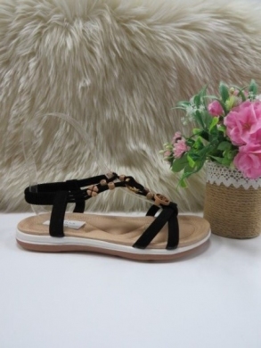 Sandały damskie na płaskim (36-41) FY6880 BLACK