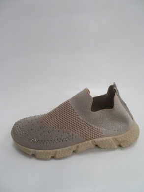 Buty sportowe damskie na płaskim (36-41) YF605 KHAKI