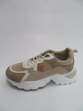 Sneakersy damskie niskie (36-41) 1109 KHAKI