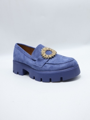 Mokasyny damskie na płaskim (36-41) G1709 BLUE