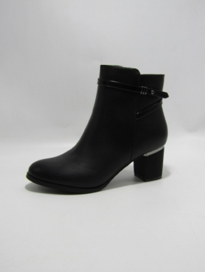 Botki damskie ocieplane na obcasie (36-41) 0-208 BLACK