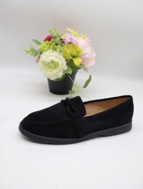 Mokasyny damskie na płaskim (36-41) FB581 BLACK