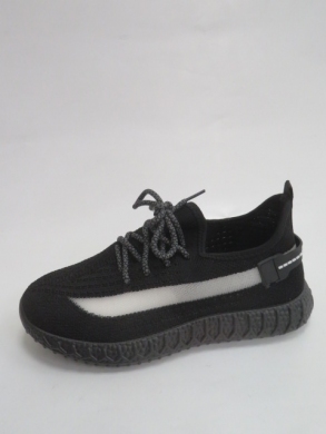Buty sportowe damskie na płaskim (36-41) Y663-1 BLACK