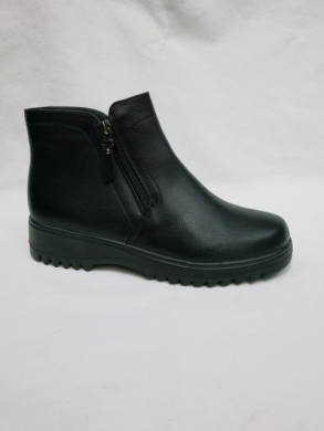 Botki damskie ocieplane na płaskim (39-43) DW11-1 BLACK