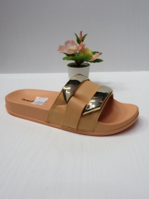 Klapki damskie na płaskim (36-41) BL55027 PINK