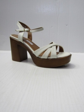 Sandały damskie na obcasie (36-41) S250 WHITE