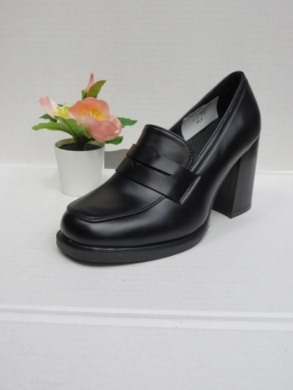 Półbuty damskie na obcasie (36-41) 9146 BLACK