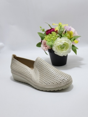 Półbuty damskie na koturnie (36-42) 8601 BEIGE