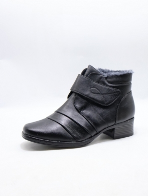 Botki damskie ocieplane na obcasie (36-42) 2665-1