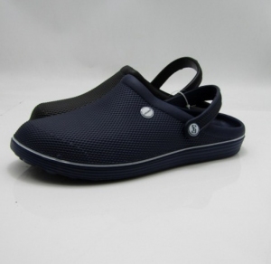 Kroksy męskie nadwymiary (43-48) H369-19 BLACK/NAVY