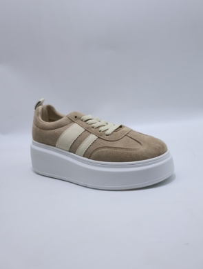 Buty sportowe damskie na płaskim (36-41) 9156 KHAKI