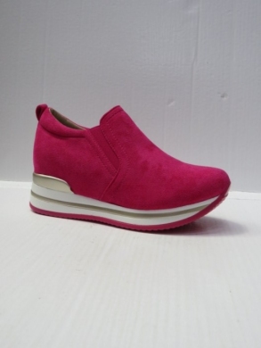 Buty sportowe damskie na koturnie (36-41) HQ337 FUSHIA
