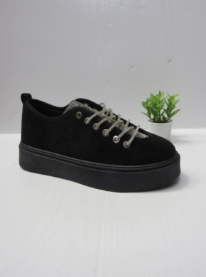 Buty sportowe damskie na płaskim (36-41) BL375 BLACK