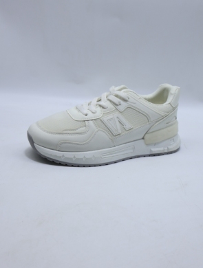 Buty sportowe damskie na płaskim (36-41) 676 WHITE