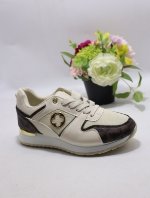 Buty sportowe damskie na płaskim (36-41) J-22 BEIGE