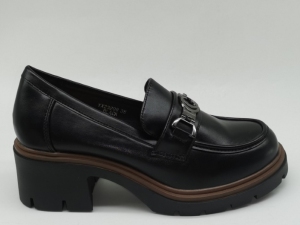 Mokasyny damskie na koturnie (36-41) YX23208 BLACK