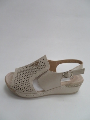 Sandały Damskie na koturnie (36-41) 56055-7 BEIGE