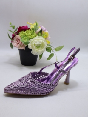 Sandały damskie na szpilce (36-41) BO-220 PURPLE