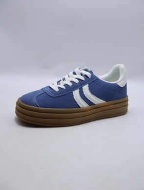 Buty sportowe damskie na płaskim (36-41) 9181 BLUE