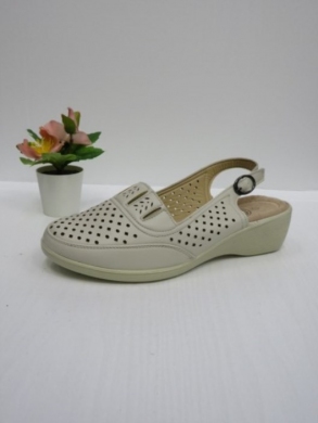 Sandały damskie na koturnie (36-42) 717 BEIGE