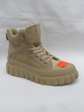 Buty sportowe damskie na płaskim (36-41) 0-238 KHAKI