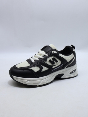 Buty sportowe damskie na płaskim (36-41) GG681 BLACK