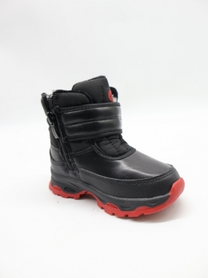 Śniegowce chłopięce (21-26) HA567 BLACK/RED