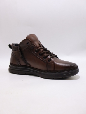 Botki męskie ocieplane (40-45) 36514-3 BROWN