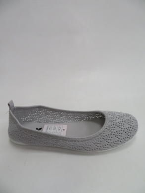 Baleriny damskie na płaskim (36-41) 19036 GREY