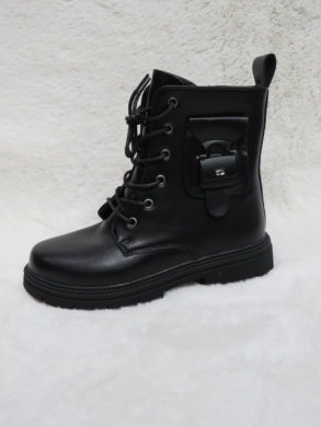Trapery dziewczęce ocieplane (31-36) 9918C BLACK