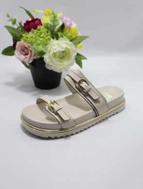 Sandały damskie na płaskim (36-41) LD-27 IVORY