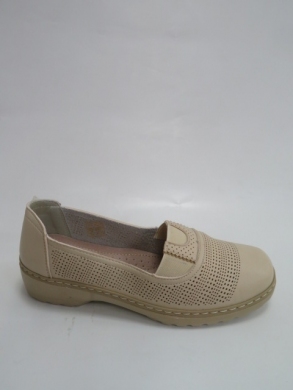 Półbuty damskie na płaskim (36-42) 91019 BEIGE
