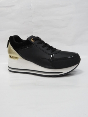 Buty sportowe damskie na płaskim (36-41) A19 BLACK