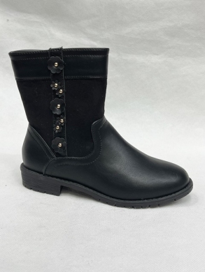 Botki dziewczęce ocieplane (28-35) 2129 BLACK